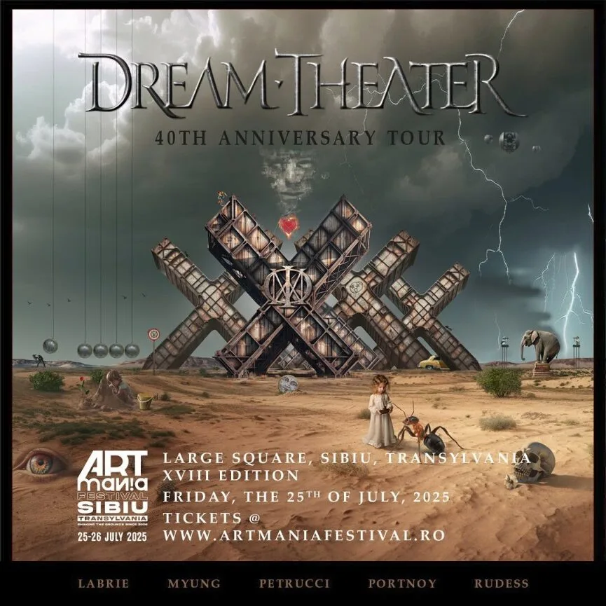 Dream Theater, Sivert Høyem și Sylvaine vor concerta la ARTmania Festival în 2025