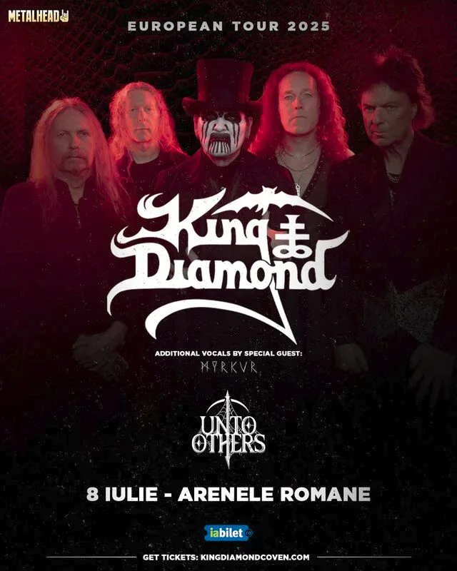 Concert King Diamond, Unto Others si Myrkur (special guest) la Arenele Romane