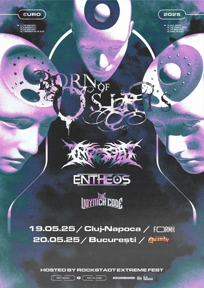 BORN OF OSIRIS si INGESTED vor sustine 2 concerte in Romania