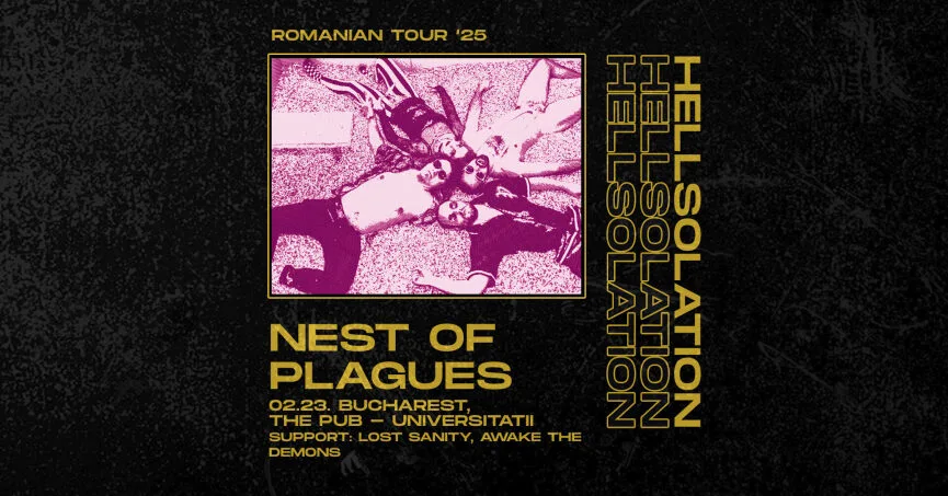 Concert Nest of Plagues, Lost Sanity si Awake The Demons in The Pub - Universitatii