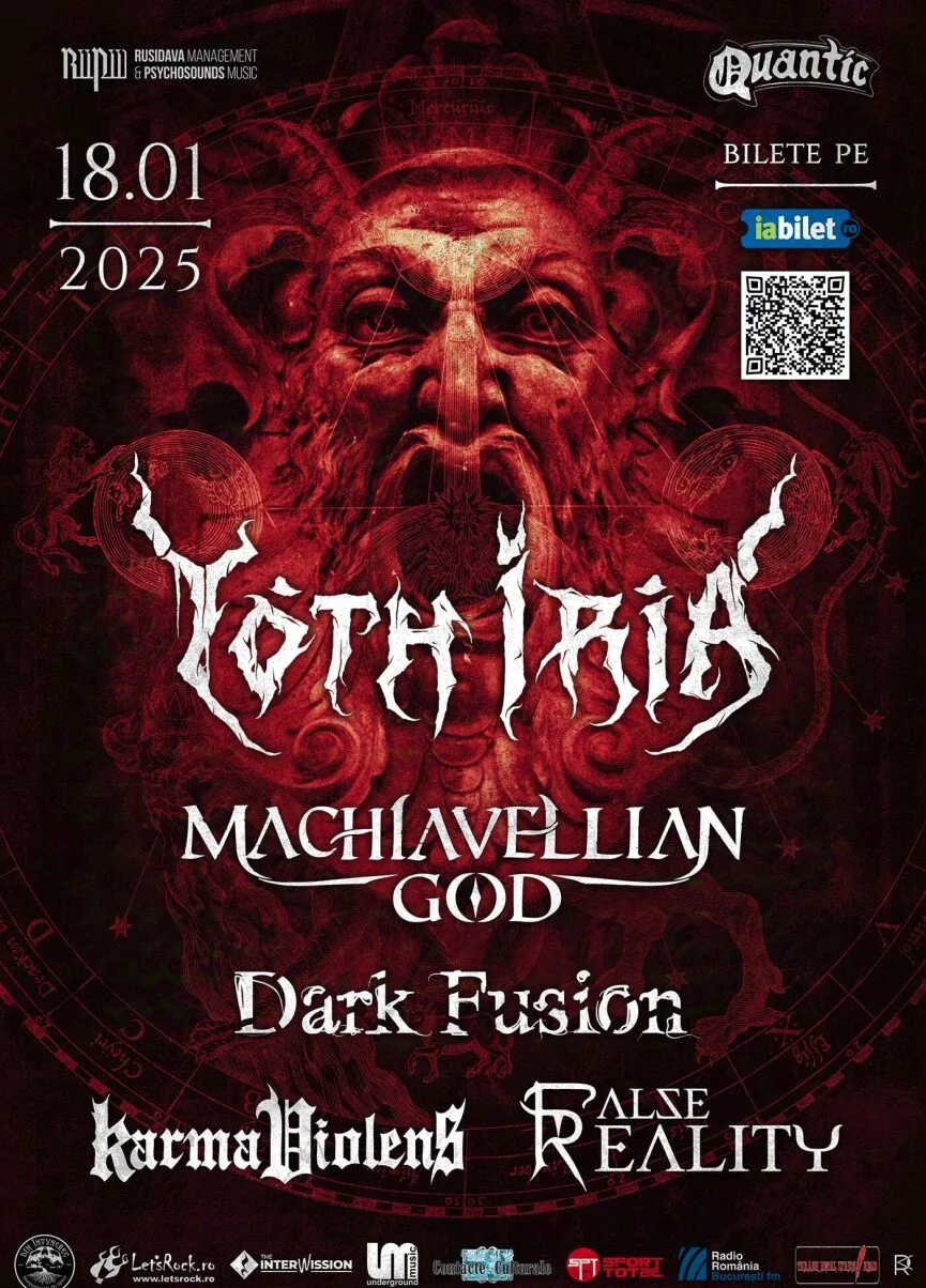 Concert Yoth Iria, Machiavellian God, Dark Fusion, False Reality si Karma Violens în Club Quantic