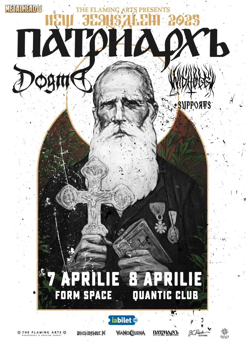 Concerte PATRIARKH, DOGMA și NIDHOGG la Cluj-Napoca (FORM Space) si la Bucuresti (Quantic)