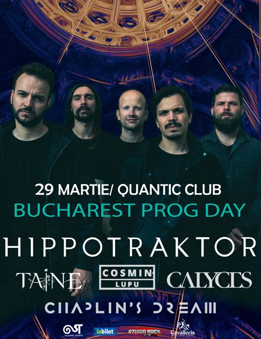 Hippotraktor, Taine, Cosmin Lupu si alte trupe la prima editie Bucharest Prog Day, pe 29 martie in Quantic