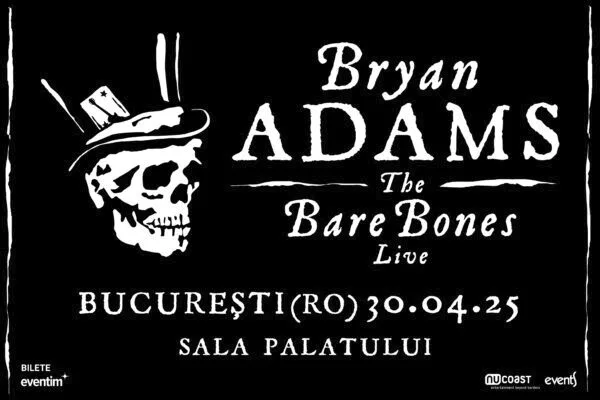 BRYAN ADAMS va concerta la Sala Palatului