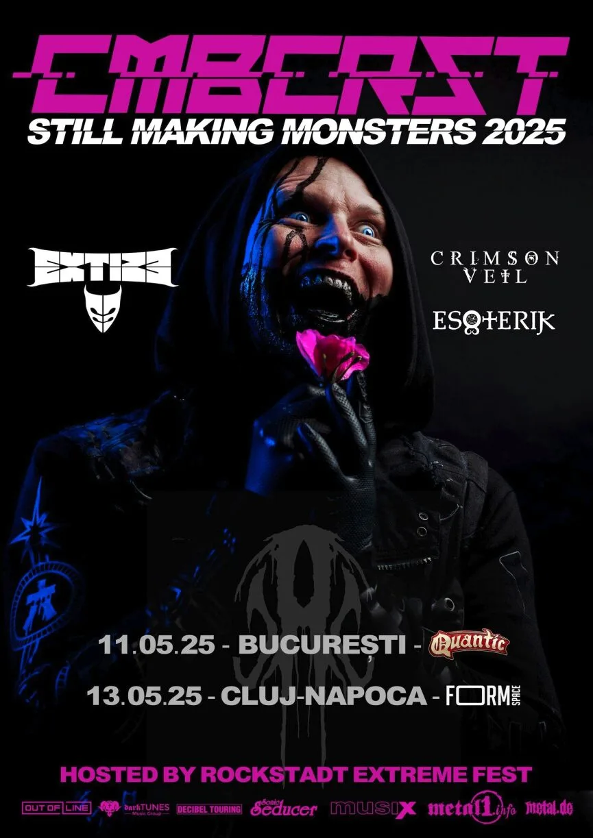 Concert Combichrist si Extize la Cluj-Napoca si la Bucuresti