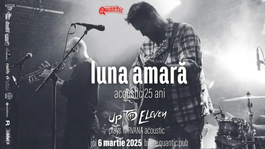 Concert acustic Luna Amara și Up To Eleven în Club Quantic