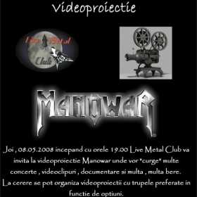 Videoproiectie Manowar