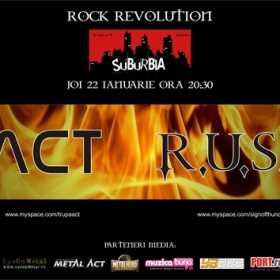 Concert ACT si RUST la club Suburbia Bucuresti