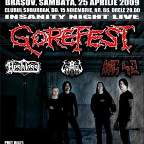 Gorefest in Clubul Suburban din Brasov