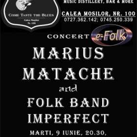 MARIUS MATACHE si FOLK BAND IMPERFECT in club 100 CROSSROADS