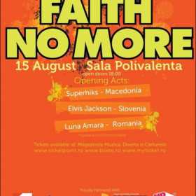 Concert FAITH NO MORE la Bucuresti