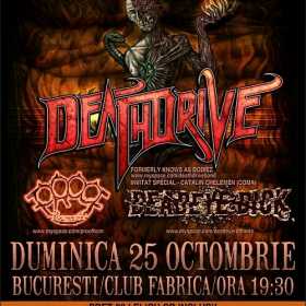 Lansare Deathdrive War Within - opus one in C# minor in club Fabrica alaturi de Proof si Deadeye Dick