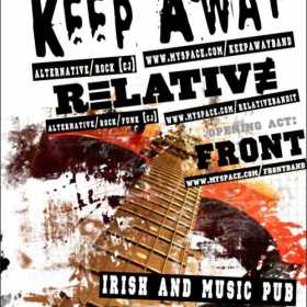 Relative, Keep Away si Front in Irish & Music Pub din Cluj