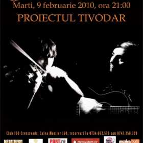 Concert PROIECTUL TIVODAR in club 100 Crossroads