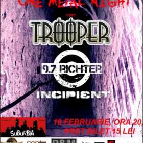 Concert Trooper in Bucuresti club Suburbia