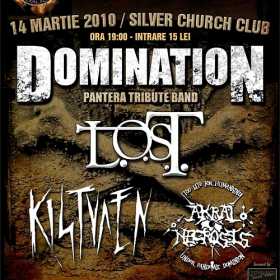 Concert Domination, L.O.S.T., Akral Necrosis si Kistvaen in club The Silver Church