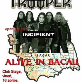 Concert TROOPER si Incipient in club Stage