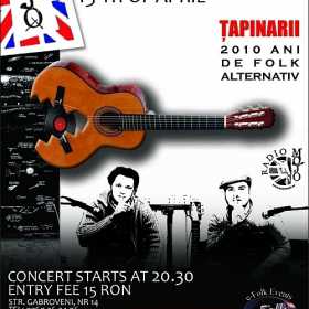 Concert Tapinarii in club MoJo BritRoom