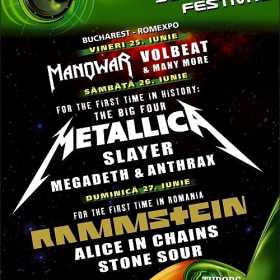 Concertul METALLICA, SLAYER, MEGADETH si ANTHRAX va fi transmis live