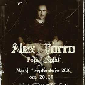 Alex Porro Folk Nights 3 on club El Primer Comandante