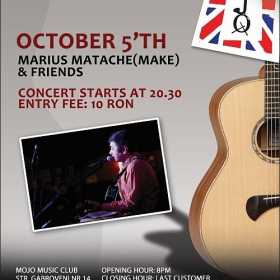 Concert Marius Matache si Folk Band Imperfect in Mojo Music Club