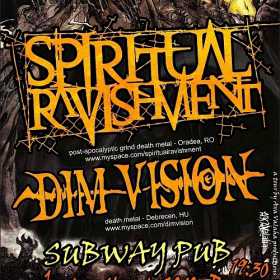 Concert Spiritual Ravishment si Dim Vision in Pub Subway din Bacau