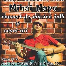 Concert Mihai Napu in club 100 Crossroads