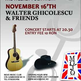 Concert Walter Ghicolescu in Club MoJo Brit Room