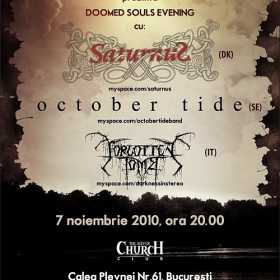 Doomed Souls Evening cu Saturnus, October Tide, Forgotten Tomb in TSC