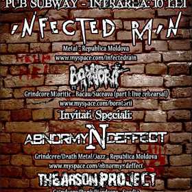 Concert Infected Rain, Boratorii, Abnormyndeffect si The Arson Project in Pub Subway