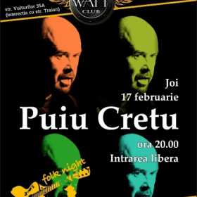 Seara folk cu Puiu Cretu in Watt Club