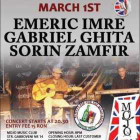 Concert Emeric Imre si invitatii sai in Mojo Brit Room