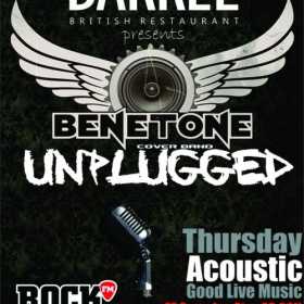 Concert Benetone Unplugged in The Barrel British Restaurant