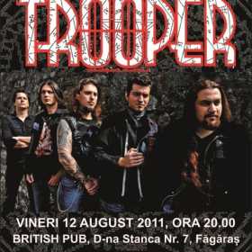 Concert Trooper in British Pub din Fagaras