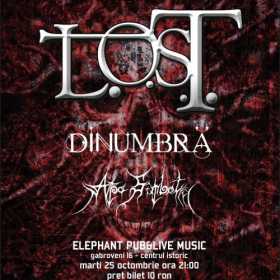 Concert L.O.S.T., Apa Simbetii si DinUmbra in Elephant Pub