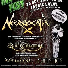 Concert Necrodeath si Riul Doamnei in Fabrica Club din Bucuresti