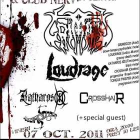 Grimegod, Loudrage, Katharos XIII, Crosshair si Tongue Twister la Metal Attack Fest II