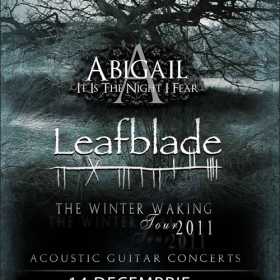 Concert Abigail (set acustic) in deschidere la Leafblade