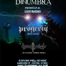 Concert DINUMBRA, PROGERIA si SPINECRUSHER in Elephant Pub