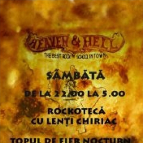 Rockoteca in clubul Heaven & Hell cu Lenti Chiriac sambata 27 noiembrie 2011