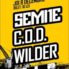 Concert Semne, COD si Wilder in Iron City