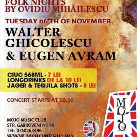 Concert Walter Ghicolescu si Eugen Avram in Club Mojo