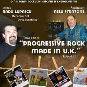 Radu Lupascu invitat la Progressive Rock Made In U.K. in Club Zappa Rock & More