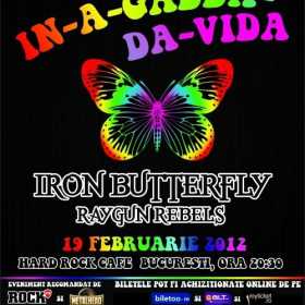 Lista completa a locatiilor de unde se pot achizitiona bilete la Iron Butterfly