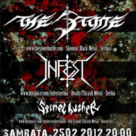 Concert The Stone si Infest in club MetalCave din Constanta