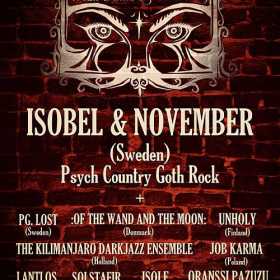 Isobel and November este a 10-a trupa anuntata la Dark Bombastic Evening 4