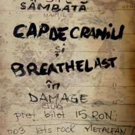 Concert Cap De Craniu si Breathelast in Club Damage din Bucuresti