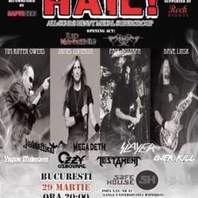 Concert HAIL la Bucuresti - line-up final