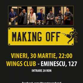 Concert Making Off - Live Cover Band in Wings Club in 30 martie 2012