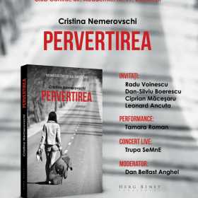 Cristina Nemerovschi lanseaza romanul 'Pervertirea' in club Control, alaturi de trupa Semne